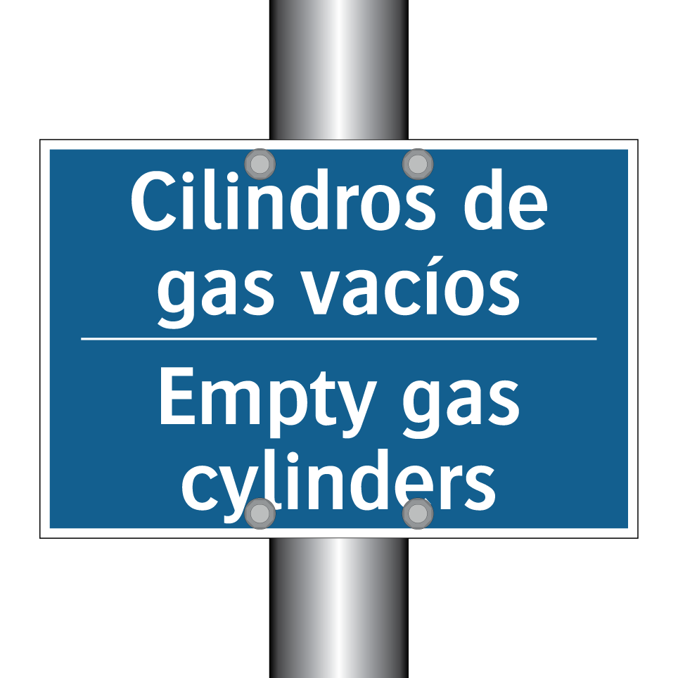 Cilindros de gas vacíos - Empty gas cylinders