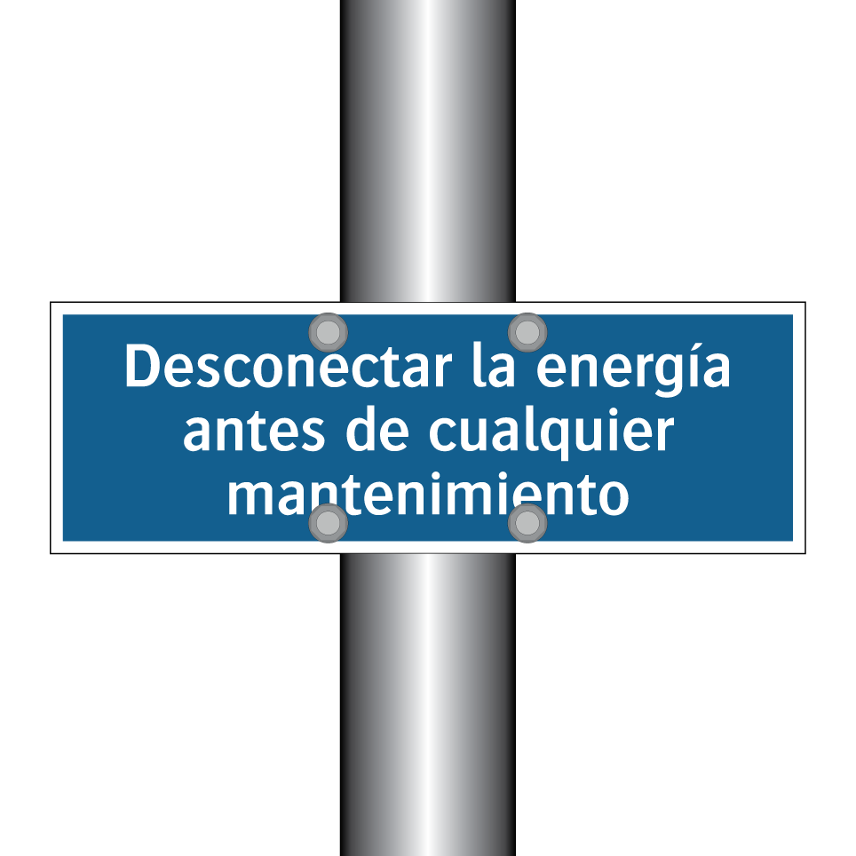 Desconectar la energía antes de cualquier mantenimiento