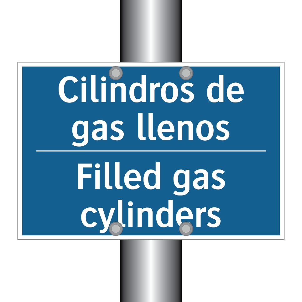 Cilindros de gas llenos - Filled gas cylinders