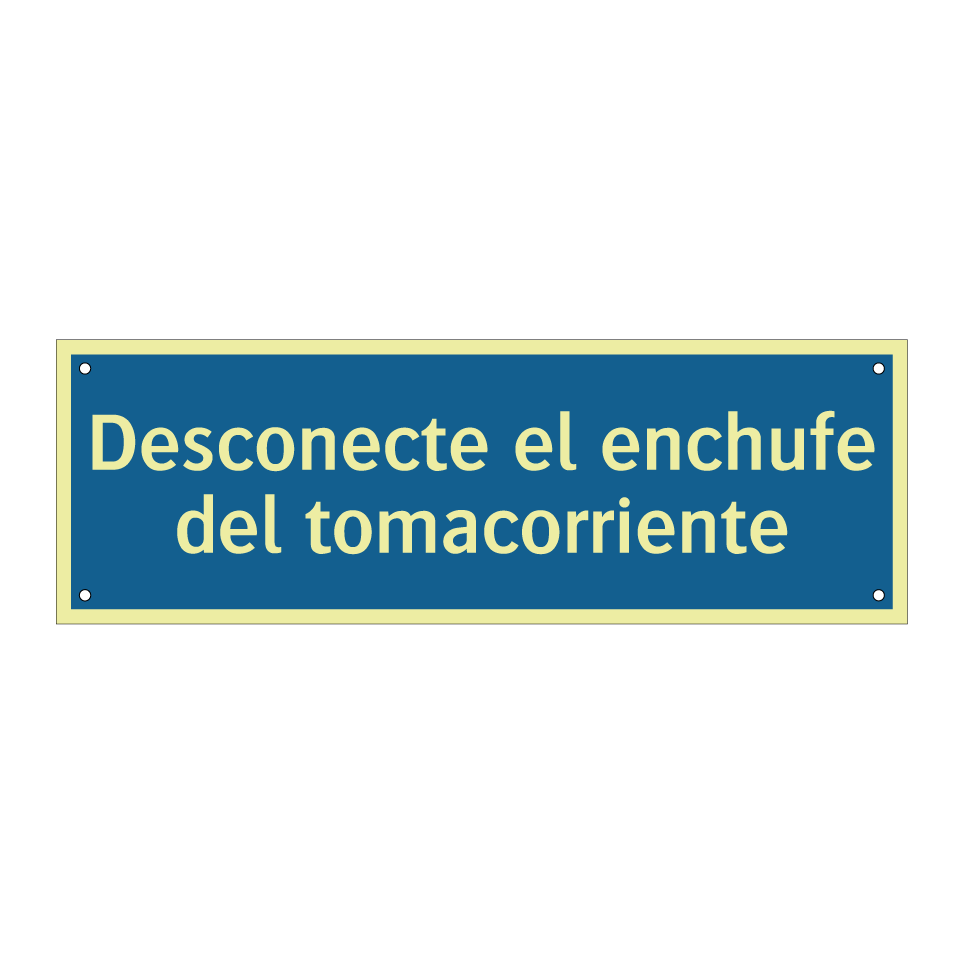 Desconecte el enchufe del tomacorriente