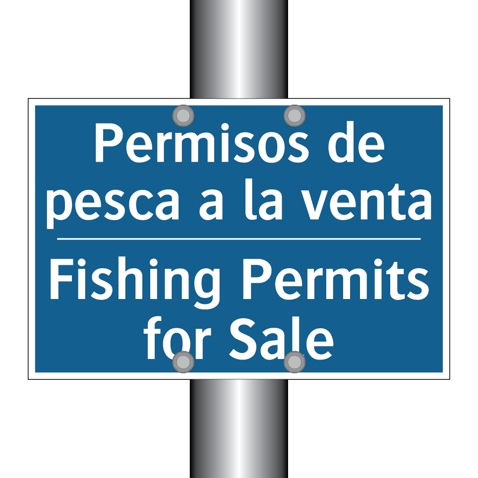 Permisos de pesca a la venta - Fishing Permits for Sale
