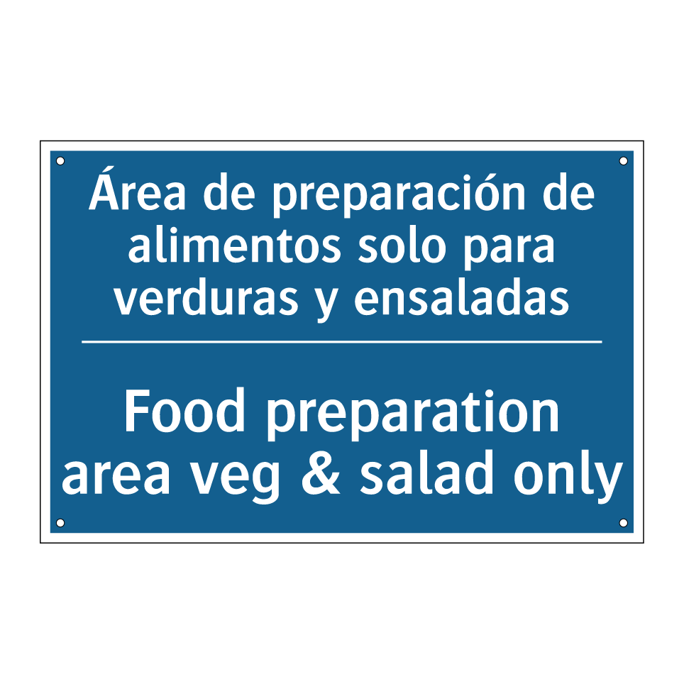 Área de preparación de alimentos /.../ - Food preparation area veg & salad /.../