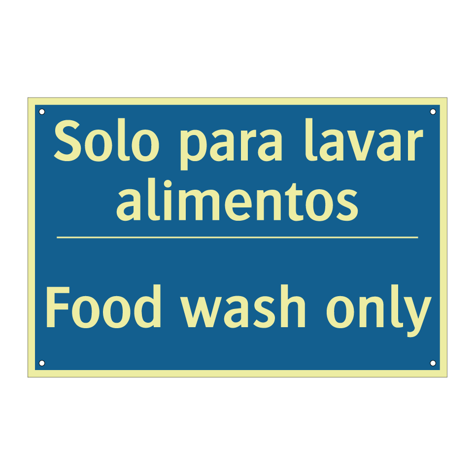 Solo para lavar alimentos - Food wash only