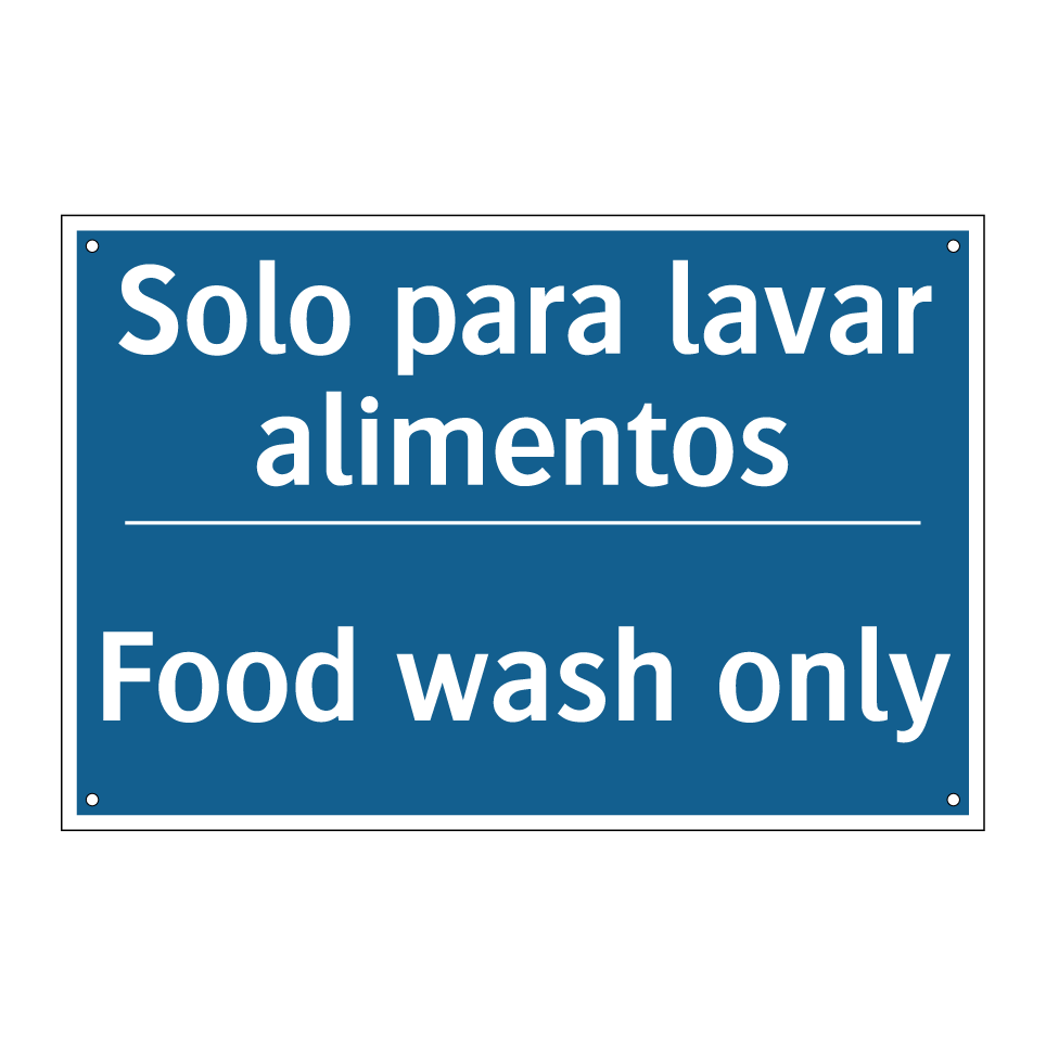 Solo para lavar alimentos - Food wash only
