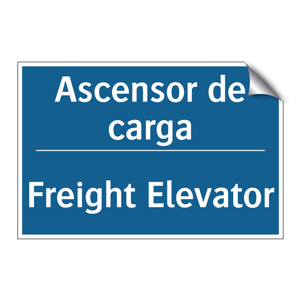Ascensor de carga - Freight Elevator