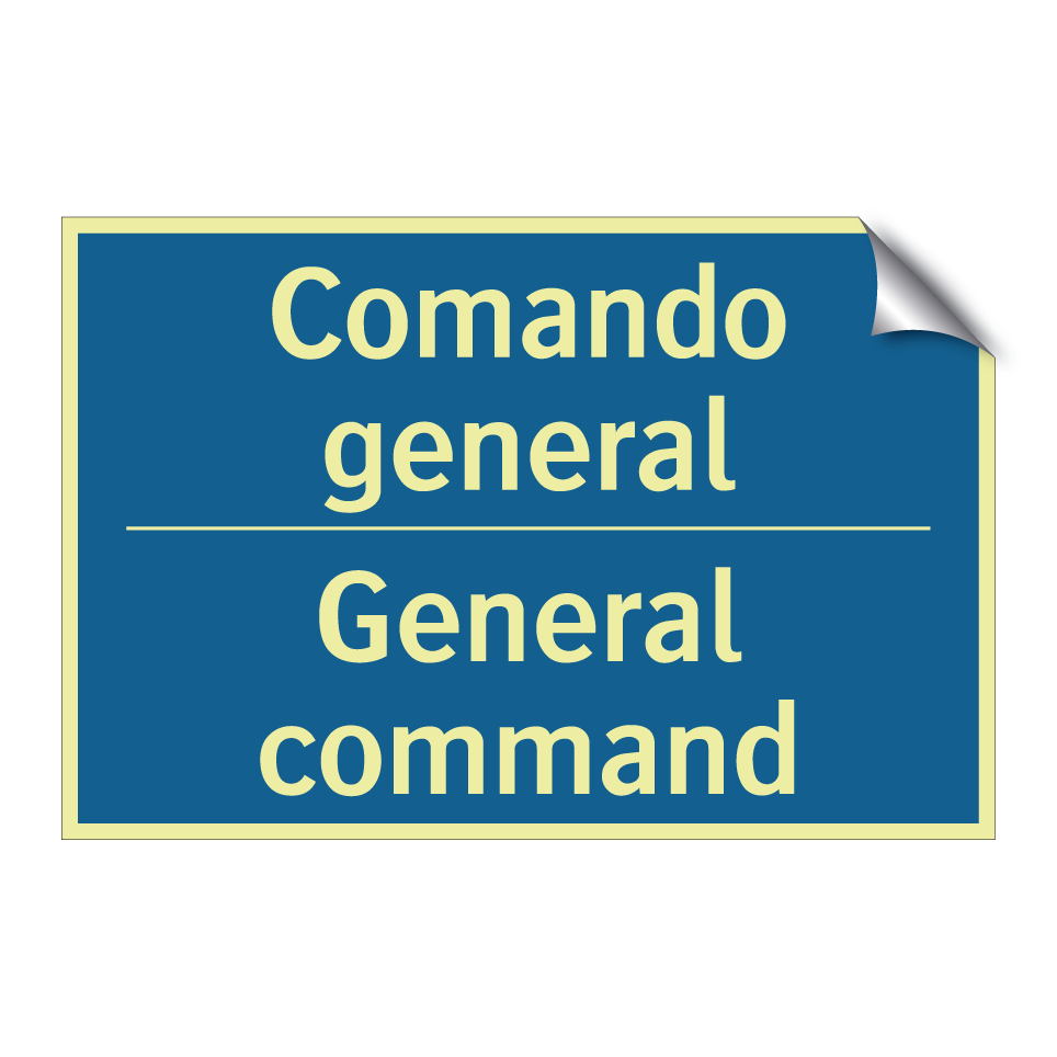 Comando general - General command