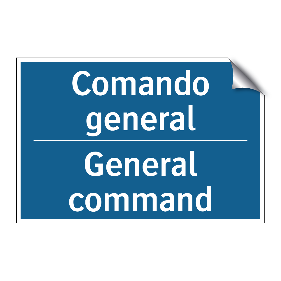 Comando general - General command