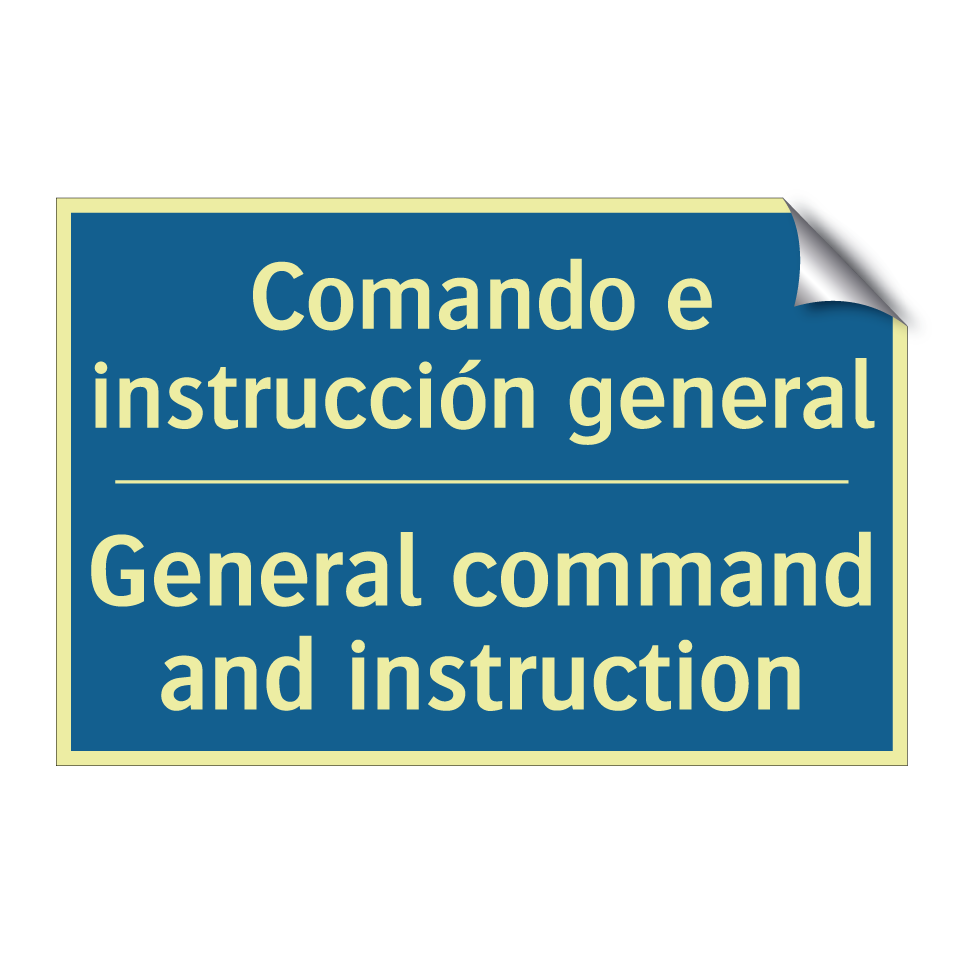 Comando e instrucción general - General command and instruction /.../