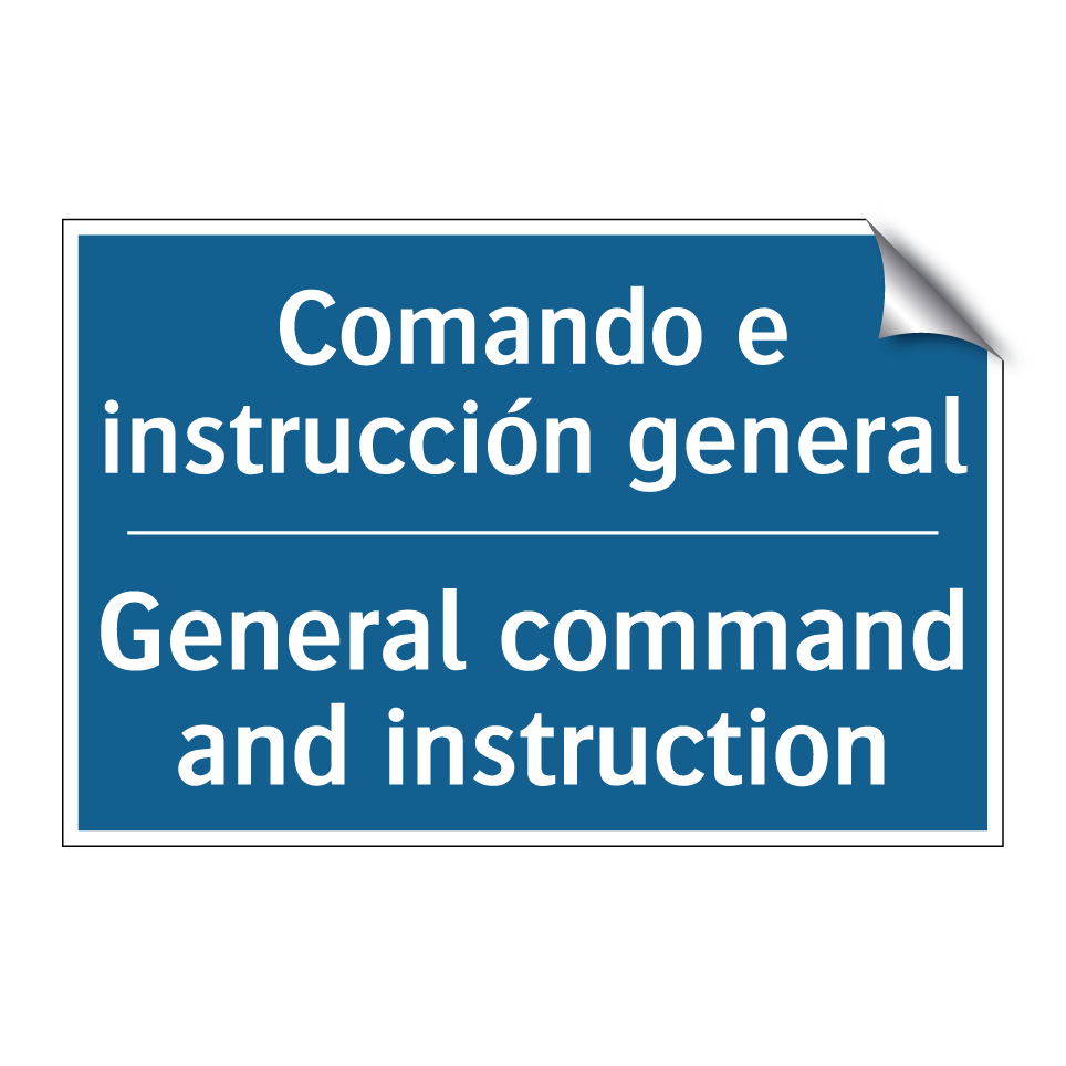 Comando e instrucción general - General command and instruction /.../