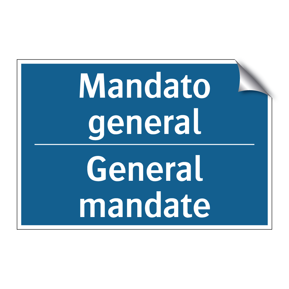 Mandato general - General mandate
