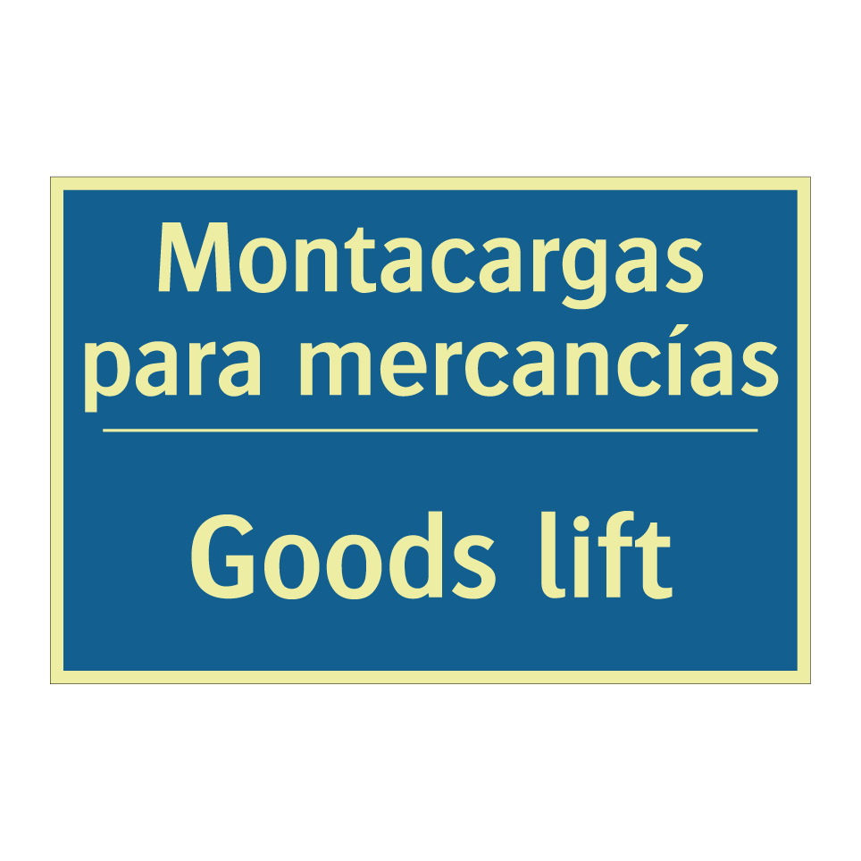 Montacargas para mercancías - Goods lift