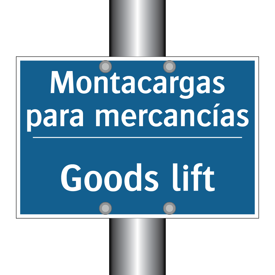 Montacargas para mercancías - Goods lift