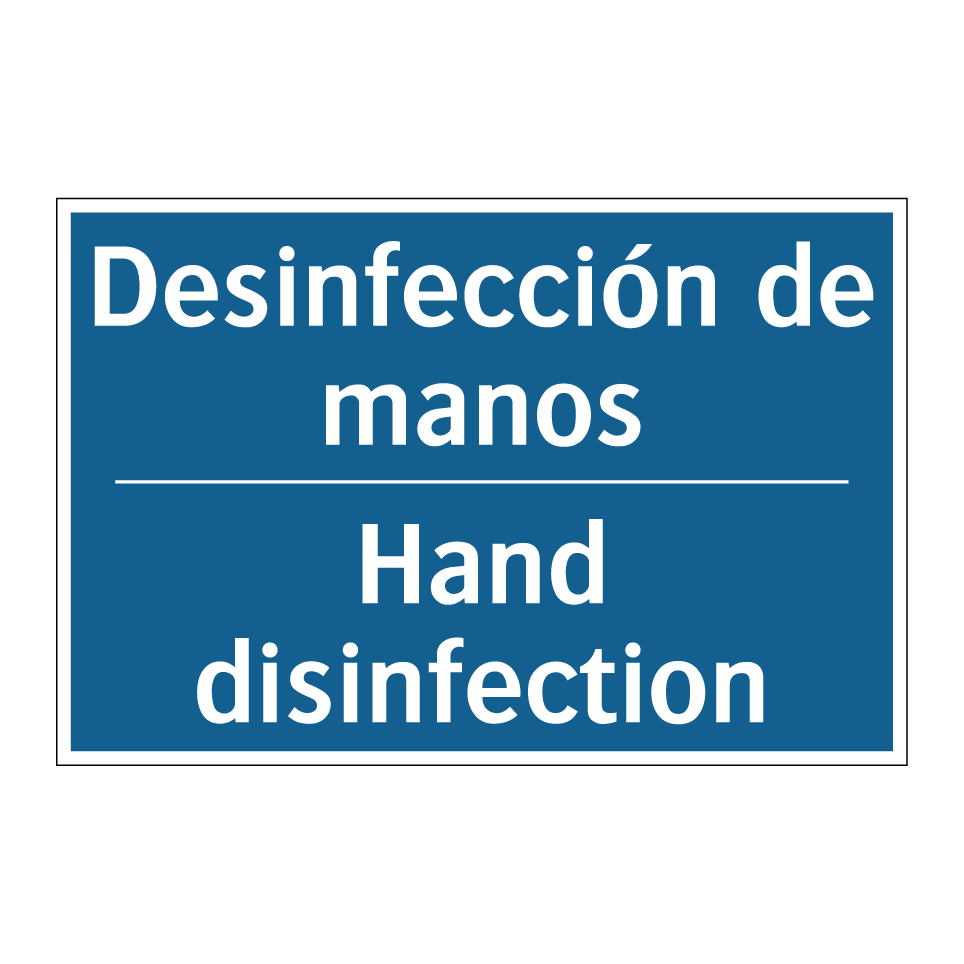 Desinfección de manos - Hand disinfection