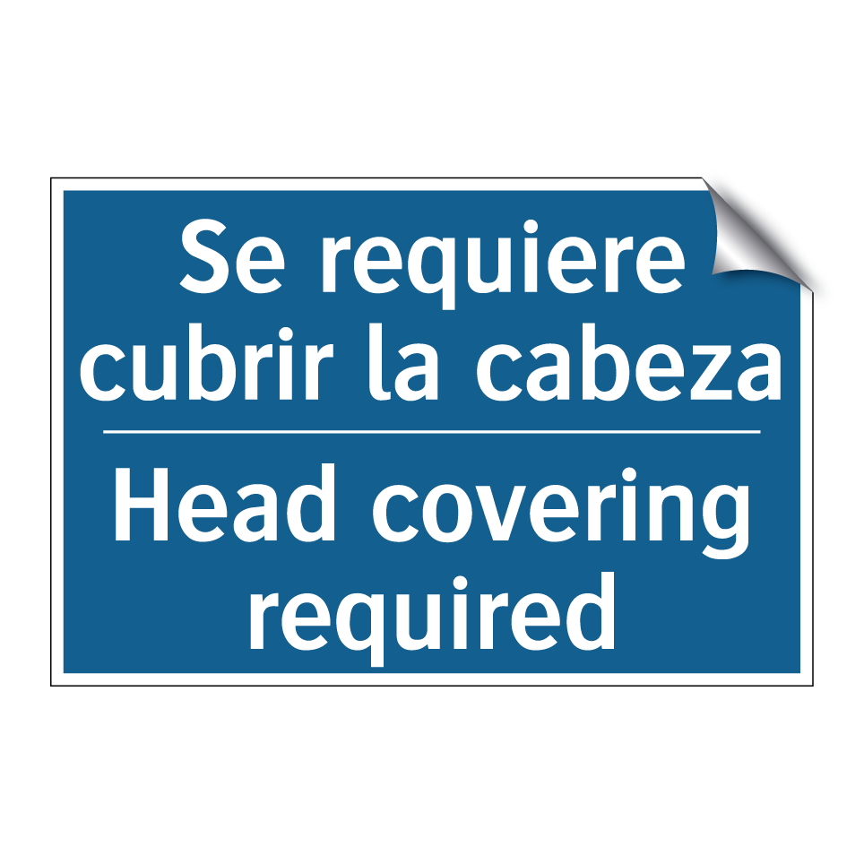 Se requiere cubrir la cabeza - Head covering required