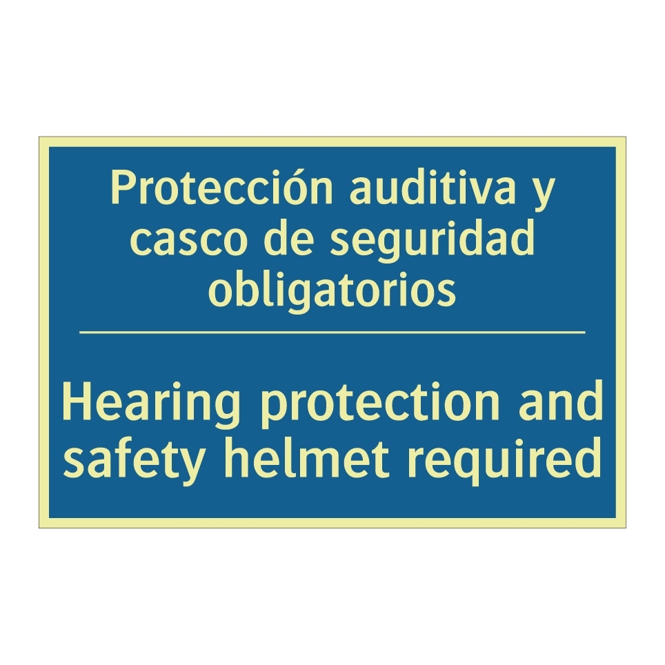 Protección auditiva y casco de /.../ - Hearing protection and safety /.../