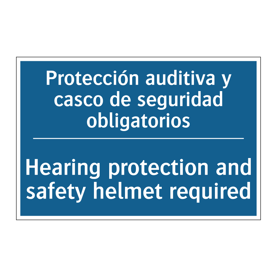 Protección auditiva y casco de /.../ - Hearing protection and safety /.../