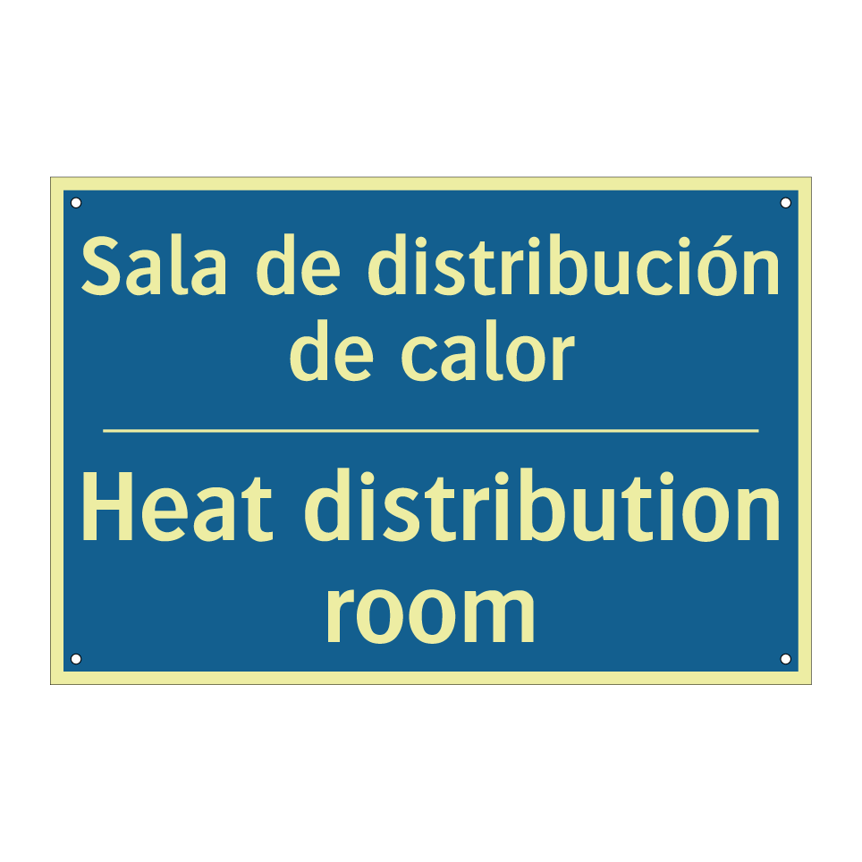 Sala de distribución de calor - Heat distribution room