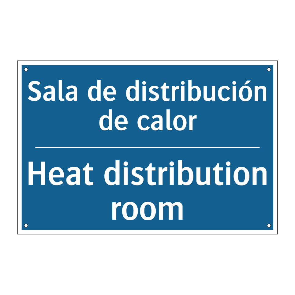 Sala de distribución de calor - Heat distribution room