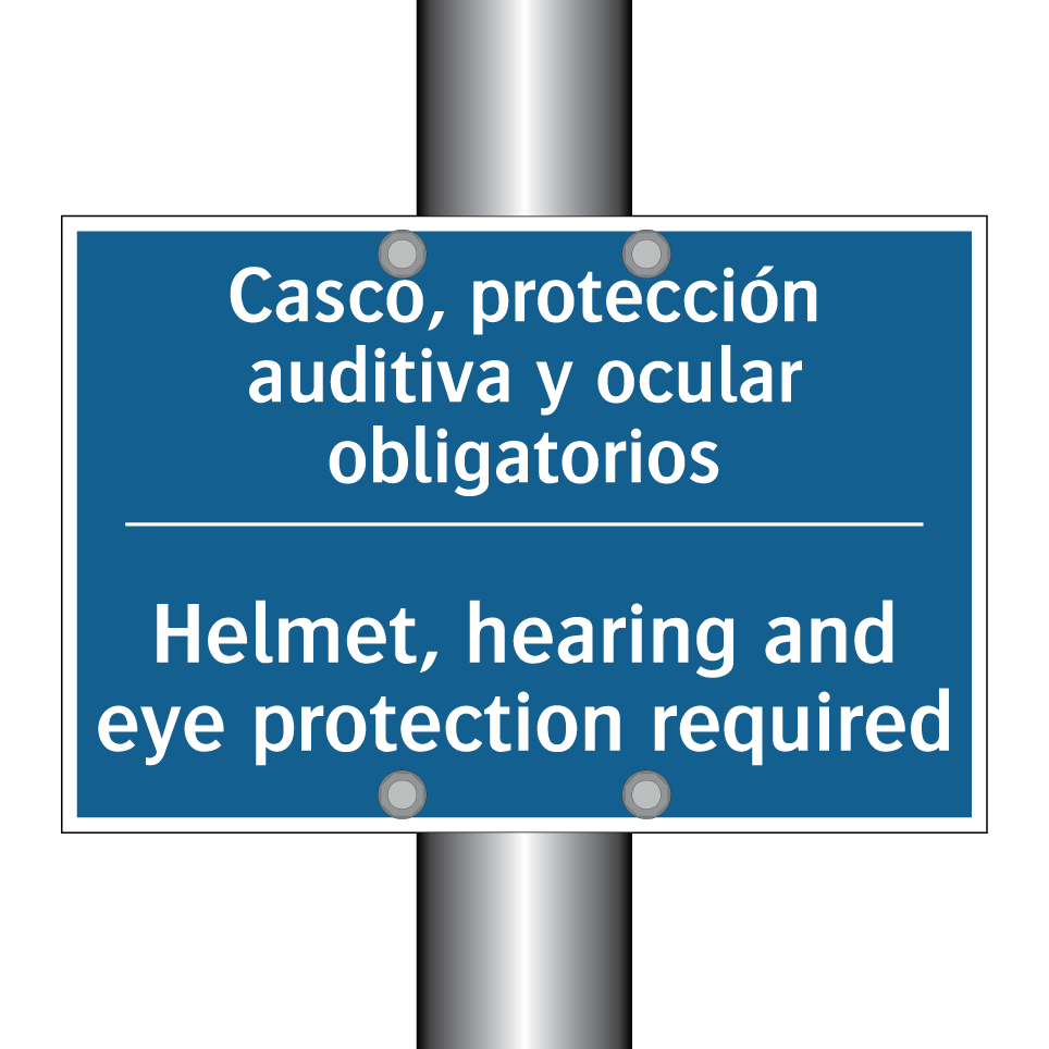 Casco, protección auditiva y ocular /.../ - Helmet, hearing and eye protection /.../