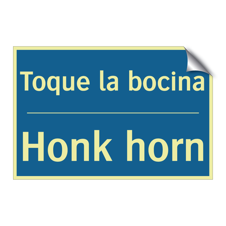Toque la bocina - Honk horn