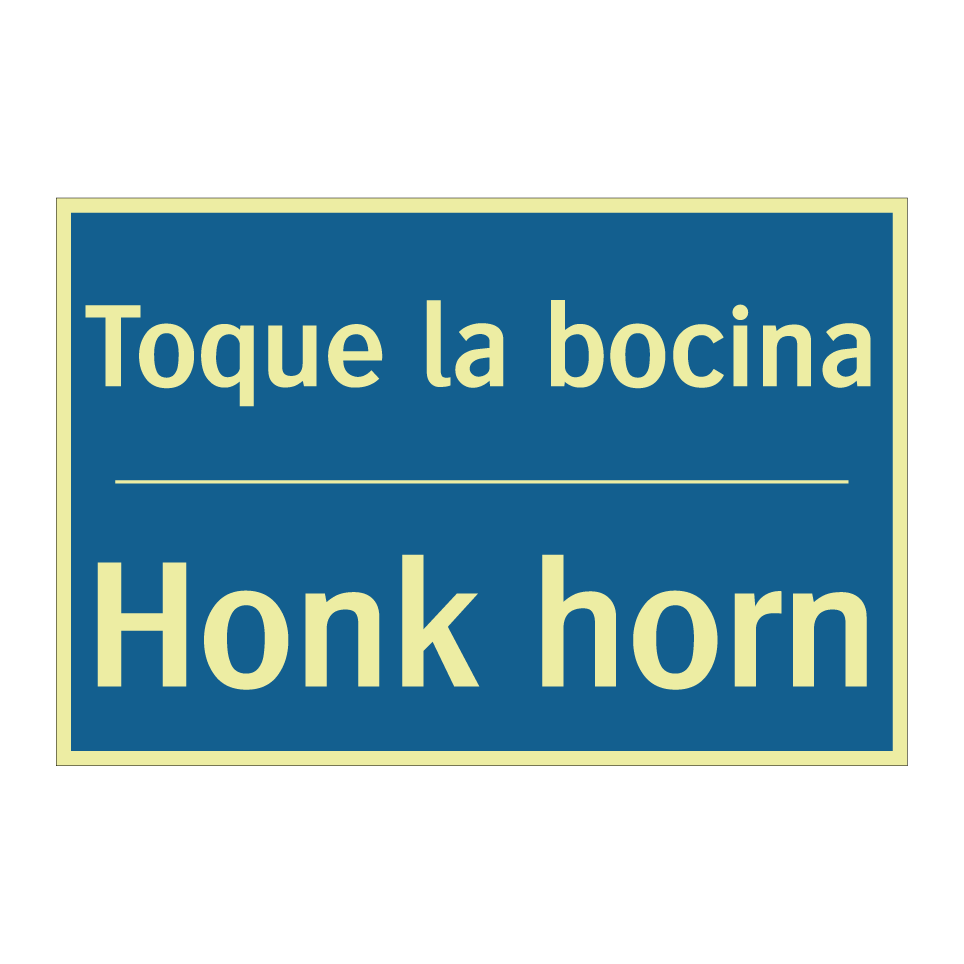 Toque la bocina - Honk horn