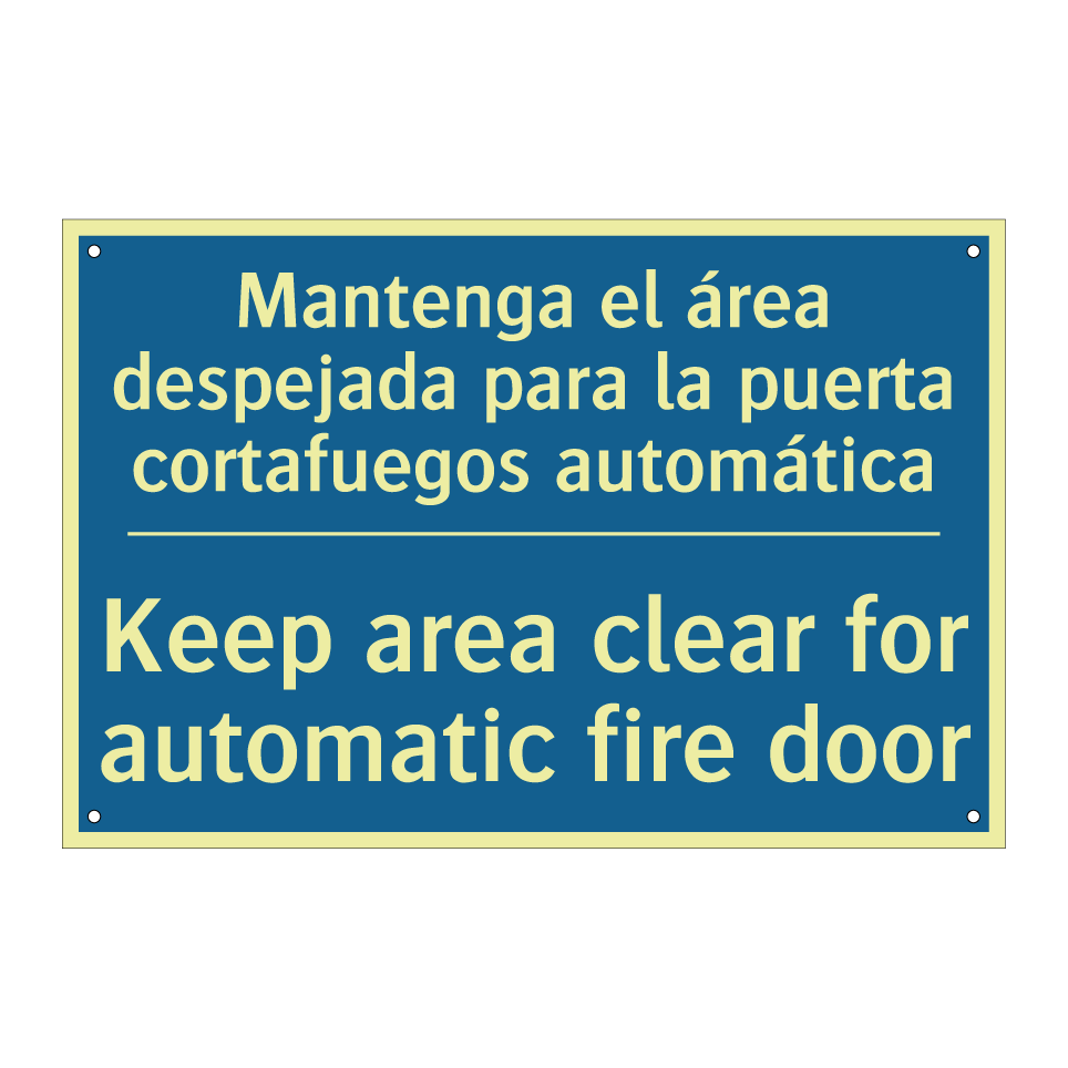 Mantenga el área despejada para /.../ - Keep area clear for automatic /.../