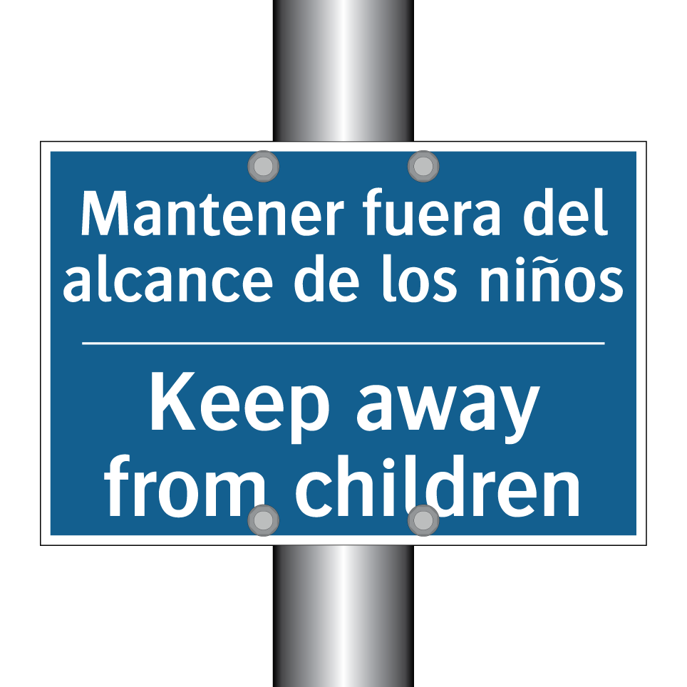 Mantener fuera del alcance de /.../ - Keep away from children