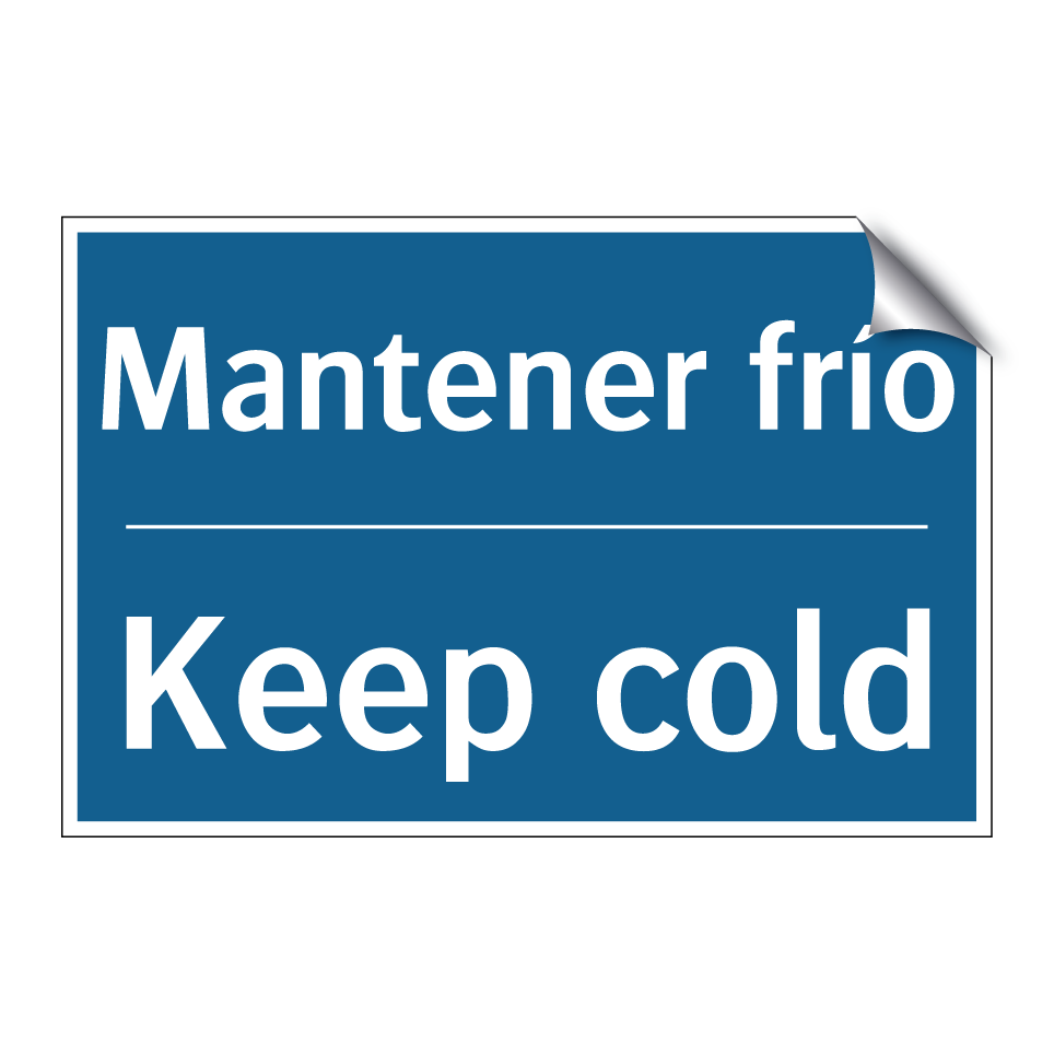 Mantener frío - Keep cold