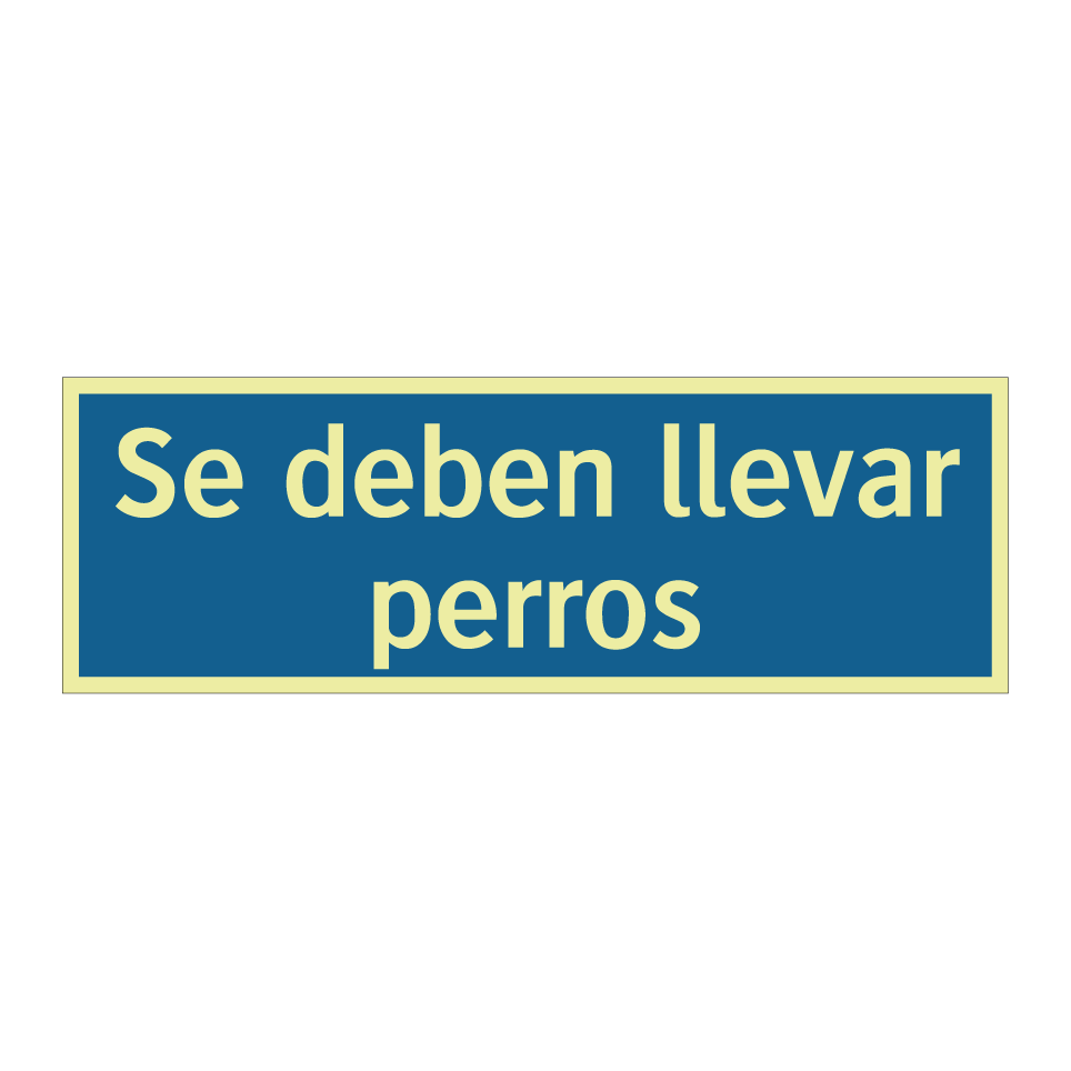 Se deben llevar perros