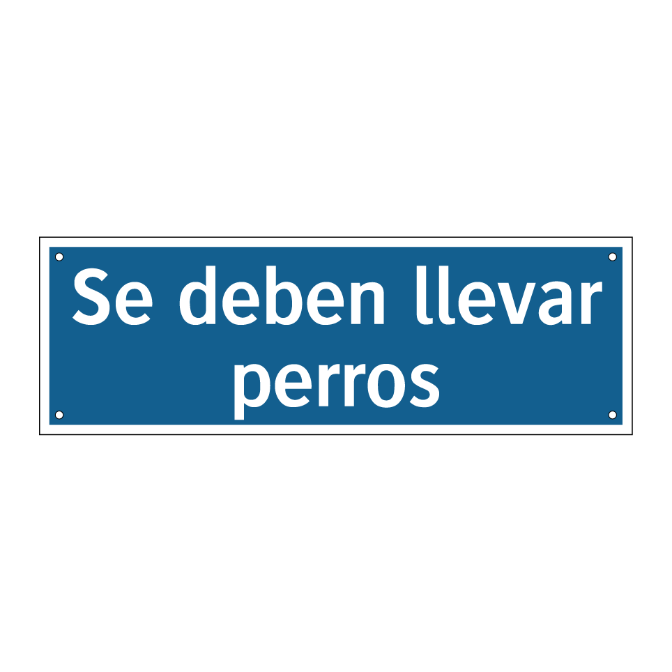 Se deben llevar perros