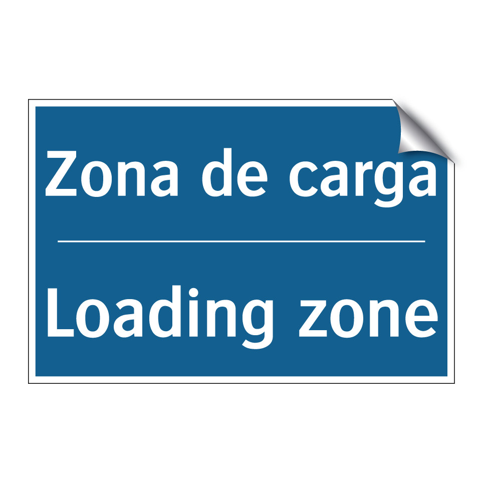 Zona de carga - Loading zone