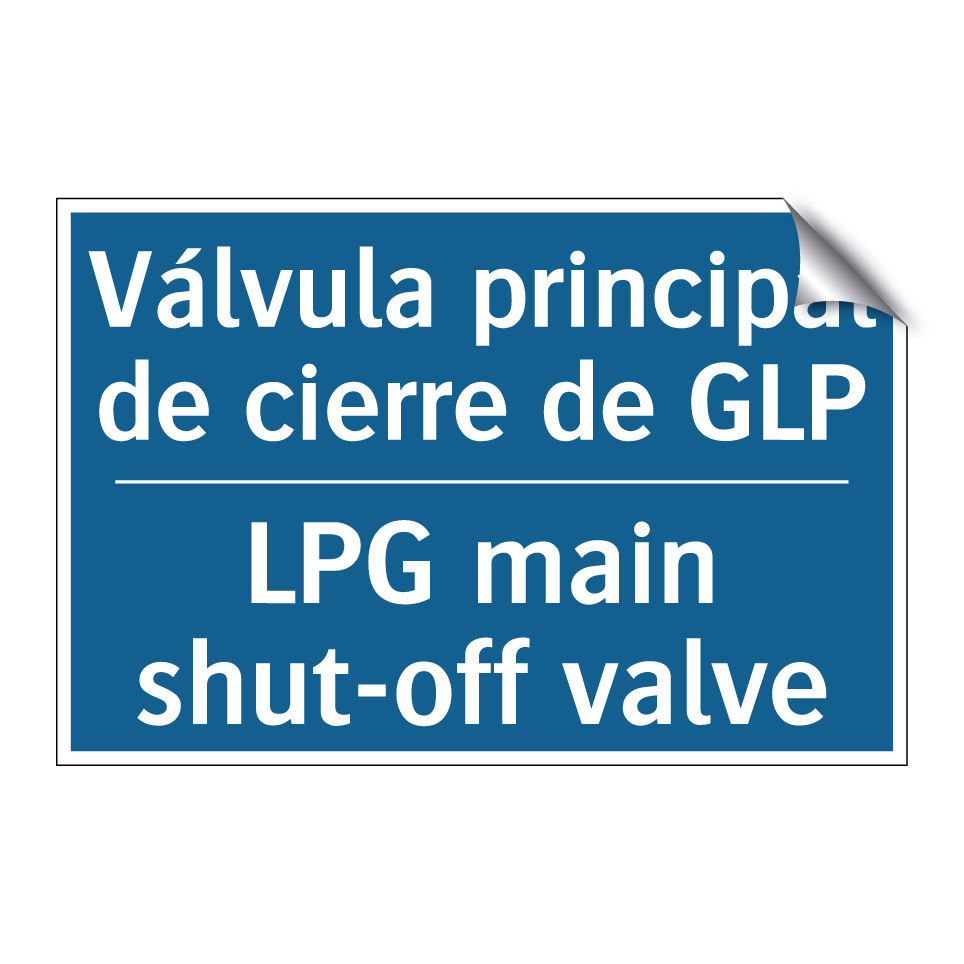 Válvula principal de cierre de /.../ - LPG main shut-off valve