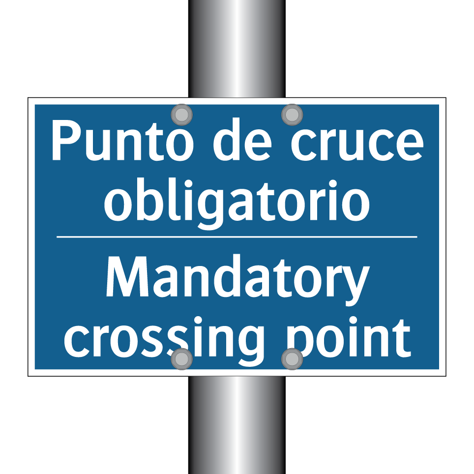Punto de cruce obligatorio - Mandatory crossing point