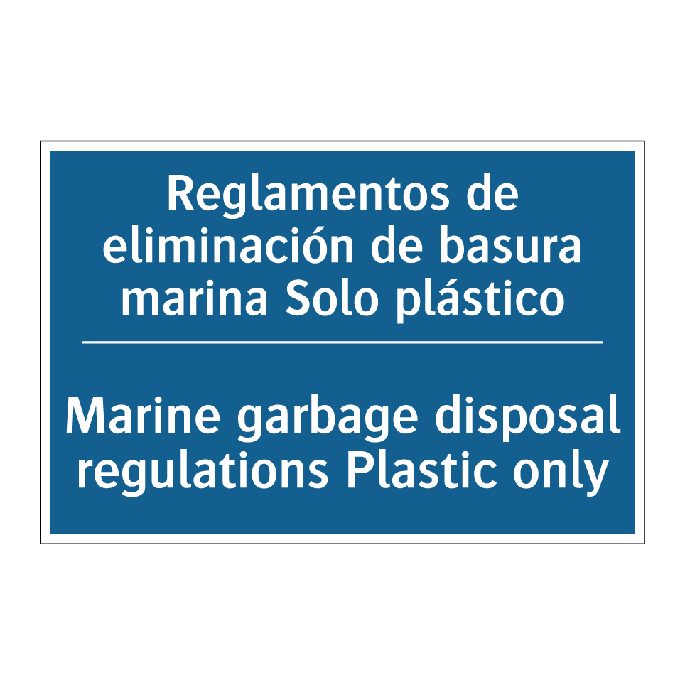 Reglamentos de eliminación de /.../ - Marine garbage disposal regulations /.../