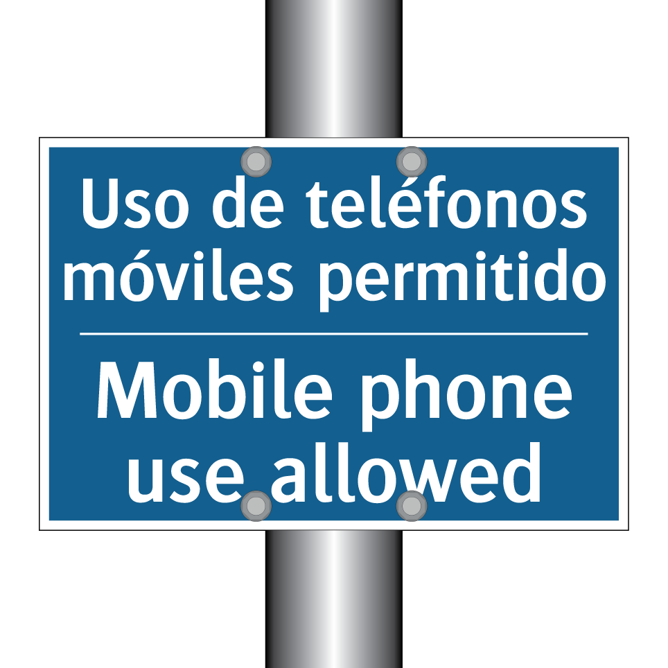 Uso de teléfonos móviles permitido /.../ - Mobile phone use allowed