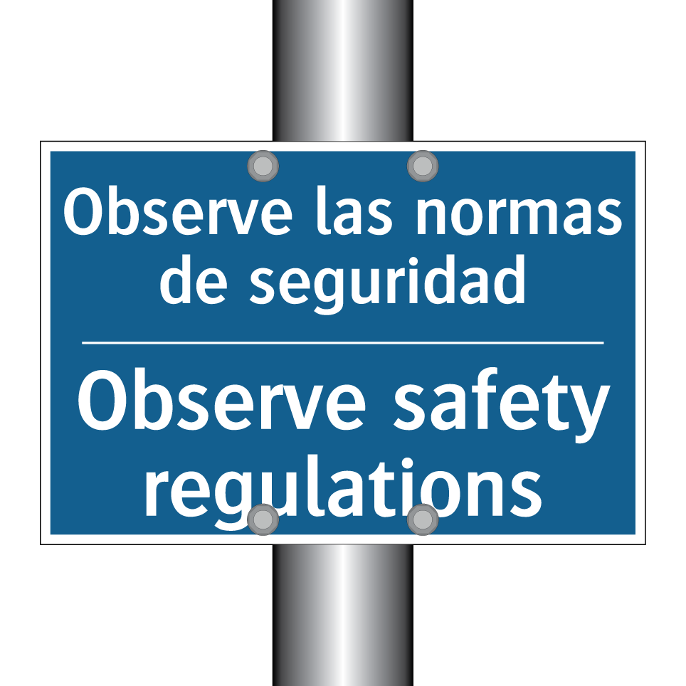Observe las normas de seguridad /.../ - Observe safety regulations