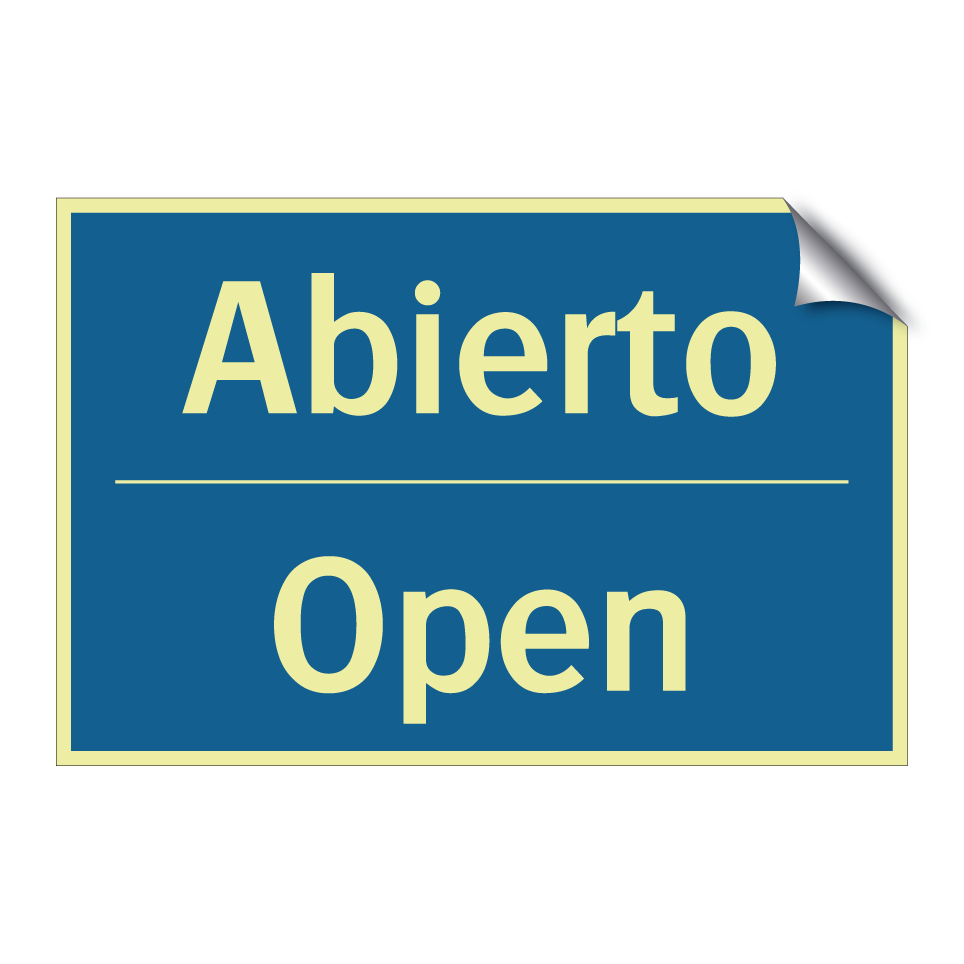 Abierto - Open