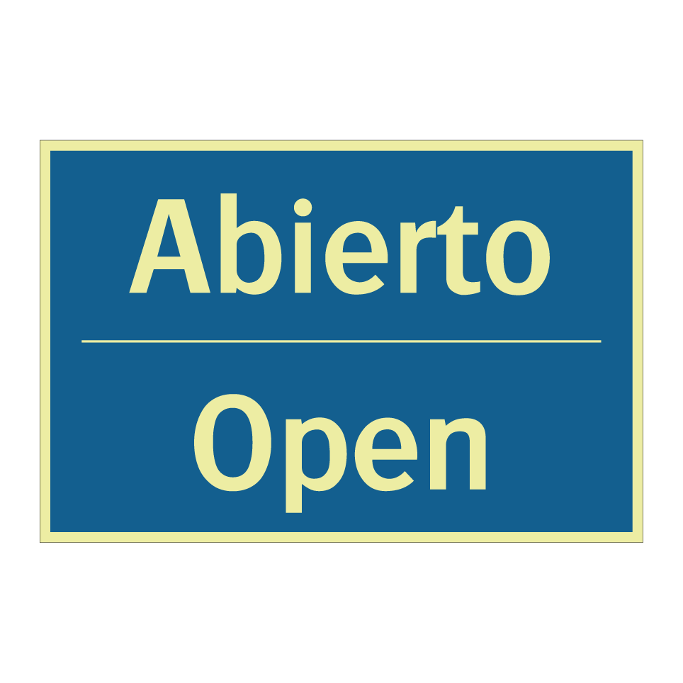 Abierto - Open