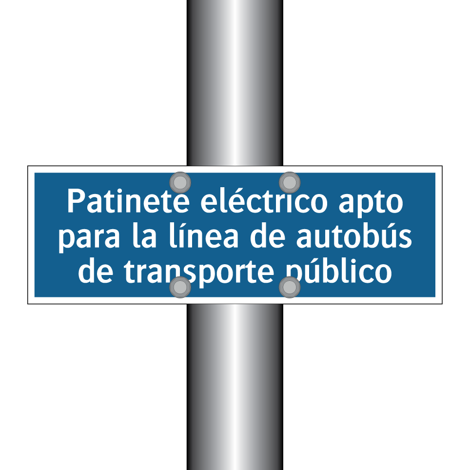 Patinete eléctrico apto para la línea de autobús de transporte público