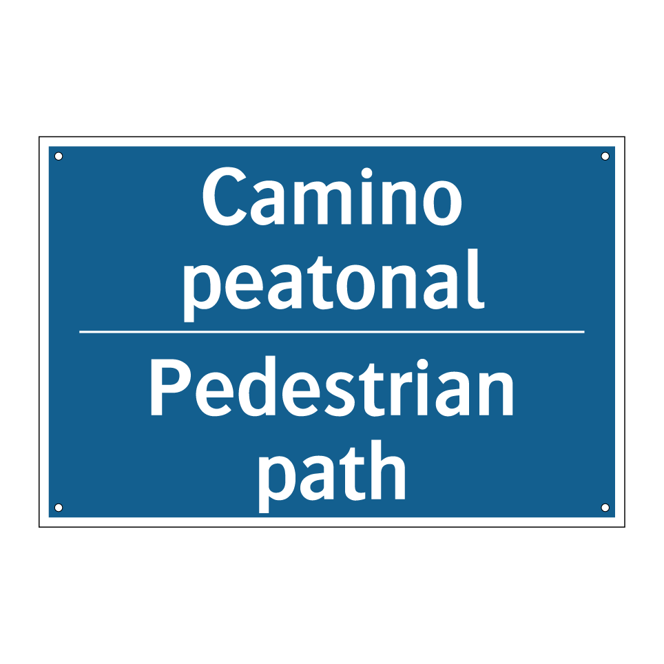 Camino peatonal - Pedestrian path
