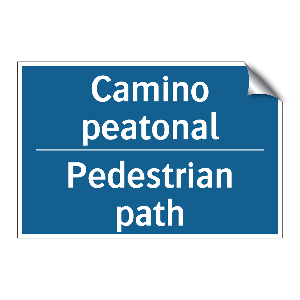 Camino peatonal - Pedestrian path