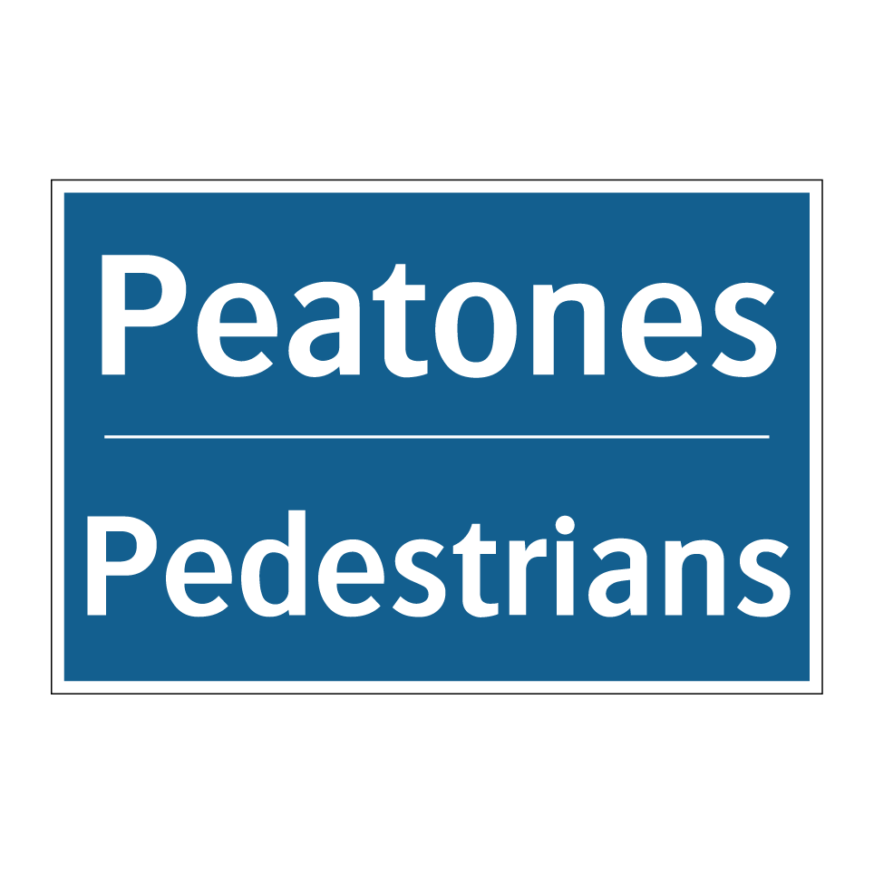 Peatones - Pedestrians