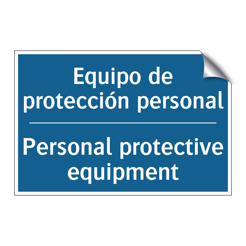 Equipo de protección personal - Personal protective equipment