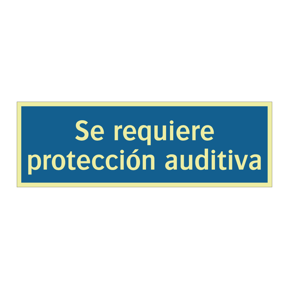 Se requiere protección auditiva