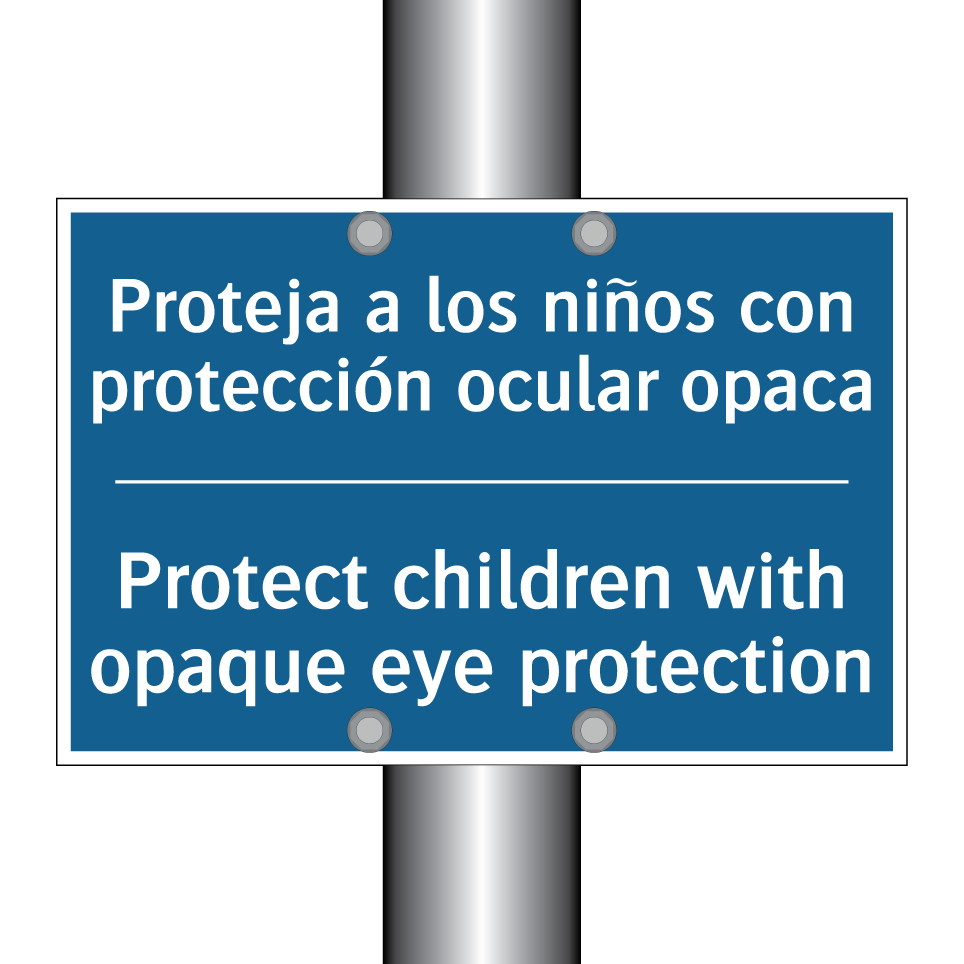 Proteja a los niños con protección /.../ - Protect children with opaque eye /.../