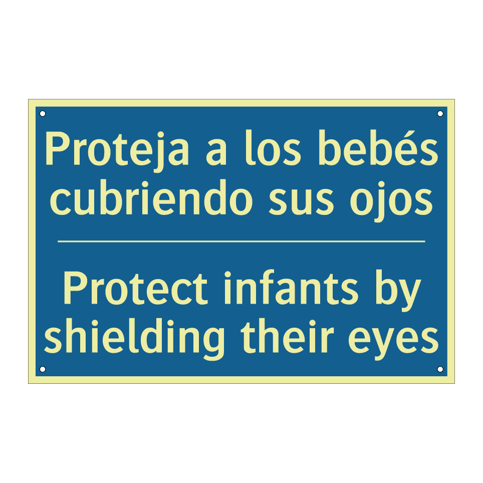 Proteja a los bebés cubriendo /.../ - Protect infants by shielding their /.../