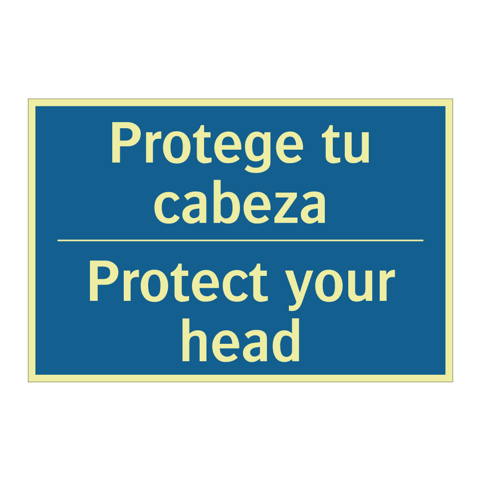 Protege tu cabeza - Protect your head