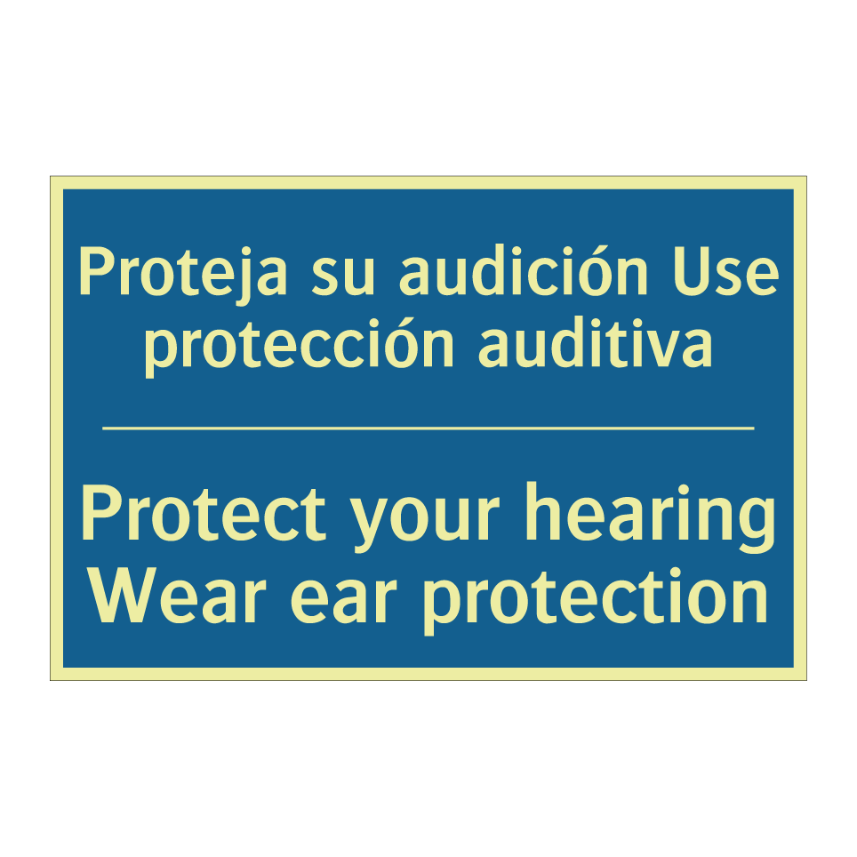 Proteja su audición Use protección /.../ - Protect your hearing Wear ear /.../