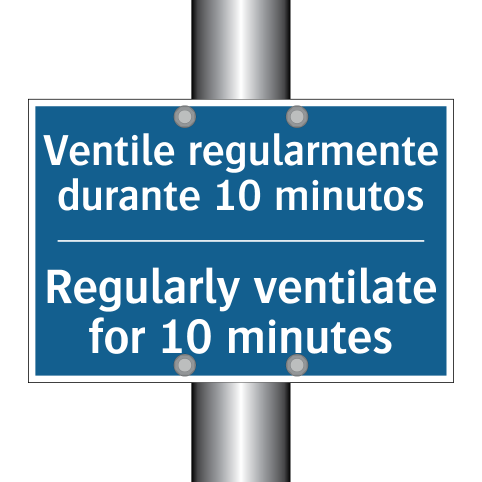 Ventile regularmente durante 10 /.../ - Regularly ventilate for 10 minutes /.../
