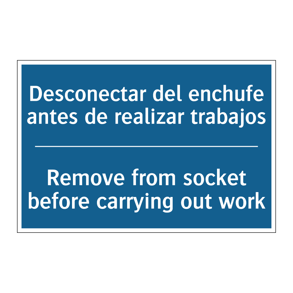 Desconectar del enchufe antes /.../ - Remove from socket before carrying /.../